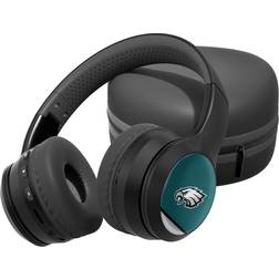 Strategic Printing Philadelphia Eagles Stripe Design Wireless Bluetooth Headphones With Case