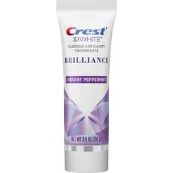 Crest 3D White Brilliance Teeth Whitening Toothpaste Vibrant Peppermint 110g