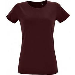 Sols Regent Fit Short Sleeve T-shirt - Oxblood