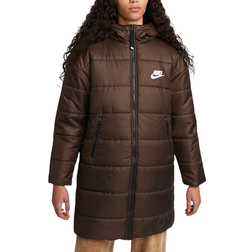 Nike Sportswear Therma-FIT Repel Synthetic-Fill Hooded Parka Women's - Baroque Brown/Black/White