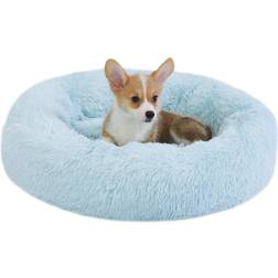 Best Friends by Sheri The Original Calming Donut Dog Bed in Shag Fur 36"x36"