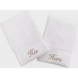 Linum Home Textiles His and Hers Guest Towel White (76.2x40.64cm)