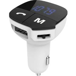 Aquarius Hands Free Car Bluetooth Phone & FM Transmitter