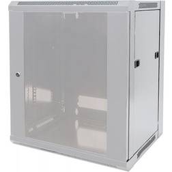 Intellinet Network Cabinet, Wall Mount (Standard) 9U, 450mm Deep, Grey, Flatpack