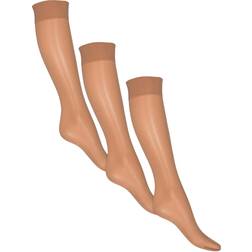 Wolford Satin touch pair pack denier knee high socks