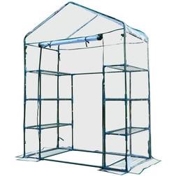 OutSunny Portable Greenhouse 143x73cm Stainless steel PVC Plastic