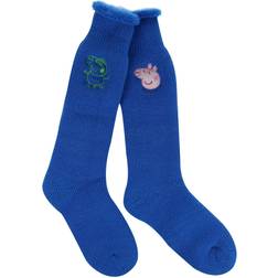 Regatta Childrens/kids Peppa Pig Boot Socks (pack Of 2) (blue)