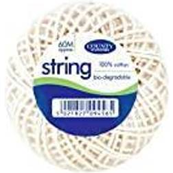 County Cotton String Ball Medium 60m (Pack of 12) C176
