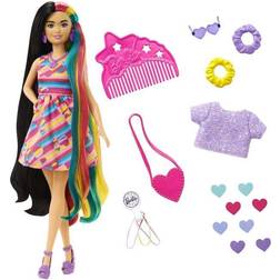 Barbie Totally Hair Heart Themed Doll Petite