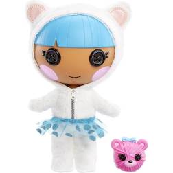 Lalaloopsy 577195EUC Littles Bundles Snuggle Stuff with Pet Yarn Ball Bear-18 cm Winter-Themed Doll with Changeable Blue & White Outfit, in Reusable House Package Playset, for Ages 3-103