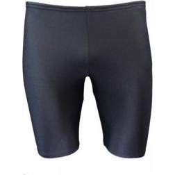 Zika Unisex Adult Long Length Swimming Jammer Shorts (28R) (Black)