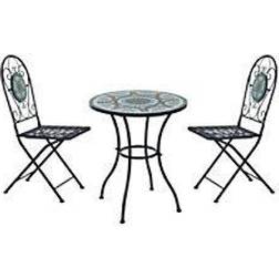 OutSunny 84B-052 Bistro Set, 1 Table incl. 2 Chairs