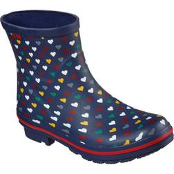 Skechers Womens/ladies Bobs Rain Check Love Splash Wellington Boots (navy)