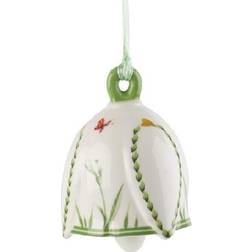 Villeroy & Boch Ornament, Hard Porcelain, Multicoloured, 6,5 cm, Snowdrops Christmas Tree Ornament