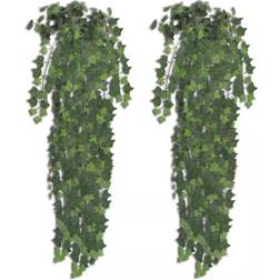 vidaXL 2 pcs Artificial Ivy Bush 90 cm Green Artificial Plant