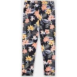 Roxy Girls Easy Peasy Trousers Anthracite Tropical Breeze