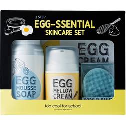 Too Cool For School 3-Step Egg-ssential Skincare Mini Set