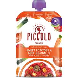Piccolo Organic Sweet Potato & Beef Meatballs 7m