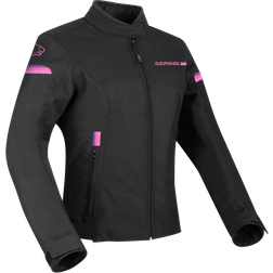 Bering Riva Ladies Motorcycle Textile Jacket, black-orange, for Women Woman