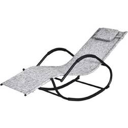 OutSunny Rocking Lounge Chair Grey
