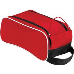 Quadra Teamwear Shoe Bag 9 Litres (One Size) (Classic Red/Black/White)