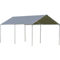 OutSunny Alfresco Carport Tent, Grey