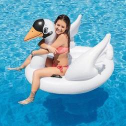 Intex 57557EP n.a Swan Inflatable Ride-On, White, Float