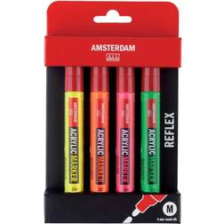 Amsterdam Acrylic Marker Reflex Set 4-pack