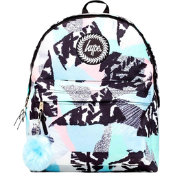 Hype Multi Pastel Abstract Backpack - Multicolour