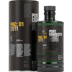 Bruichladdich Port Charlotte PAC:01 2011 Single Malt Whisky 56.1% 70cl