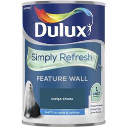 Dulux Simply Refresh Feature Ceiling Paint, Wall Paint Indigo Shade 1.25L