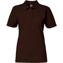 Gildan Softstyle Short Sleeve Double Pique Polo Shirt W - Dark Chocolate