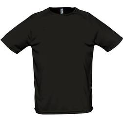 Trespass Mens Sporty Short Sleeve Performance T-shirt - Black