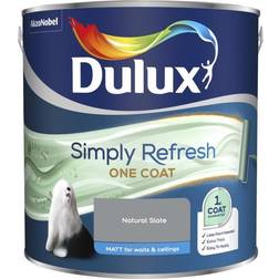Dulux Simply Refresh One Coat Ceiling Paint, Wall Paint Natural Slate 2.5L