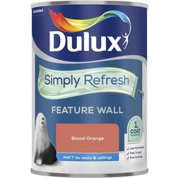 Dulux Simply Refresh Feature Wall Paint, Ceiling Paint Blood Orange 1.25L