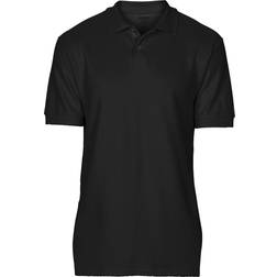 Gildan Softstyle Short Sleeve Double Pique Polo Shirt M - Black
