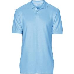 Gildan Softstyle Short Sleeve Double Pique Polo Shirt M - Light Blue