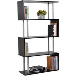 Homcom Modern S-Shaped Book Shelf 145.4cm