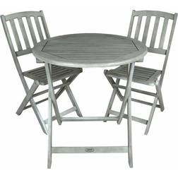 Charles Bentley GLGFACBIST Bistro Set, 1 Table incl. 2 Chairs