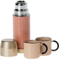 Maileg Thermos & Cups Coral