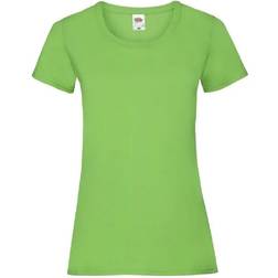 Fruit of the Loom Womens Valueweight Short Sleeve T-shirt 5-pack - Lime