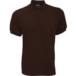 B&C Collection Safran Short-Sleeved Polo Shirt M - Brown