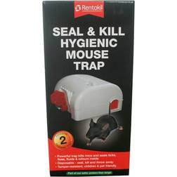 Rentokil Seal & Kill Hygienic Mouse Trap 2 pack