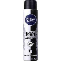 Nivea Men Black & White Invisible Original Anti-Perspirant Deo Spray 250ml