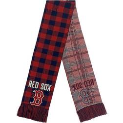 Foco Boston Red Sox Plaid Color Block Scarf