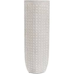 Dkd Home Decor White Resin Modern (17 x 10 x 47 cm) Vase