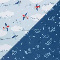 Sammy & Lou Airplanes Fitted Crib Sheets 2-pack 28x52"