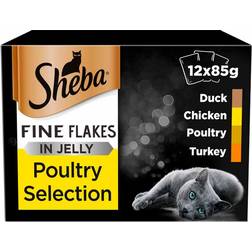 Sheba Fine Flakes Poultry in Jelly