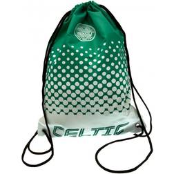Celtic FC Drawstring Gym Bag (One Size) (Green/White)