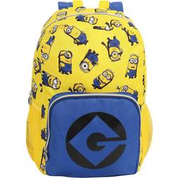 MINIONS Boys Characters Backpack (One Size) (Yellow/Blue)